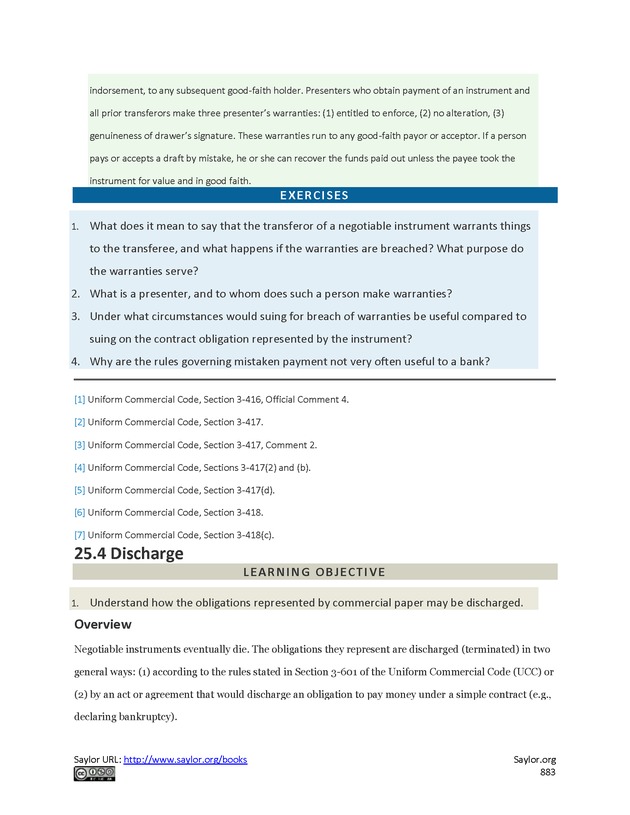 Business Law and the Legal Environment - Page 883